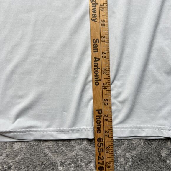 Greyson Guide Sport Mens Large Gray Short Sleeve Performance T Shirt Center Logo - Picture 5 of 8